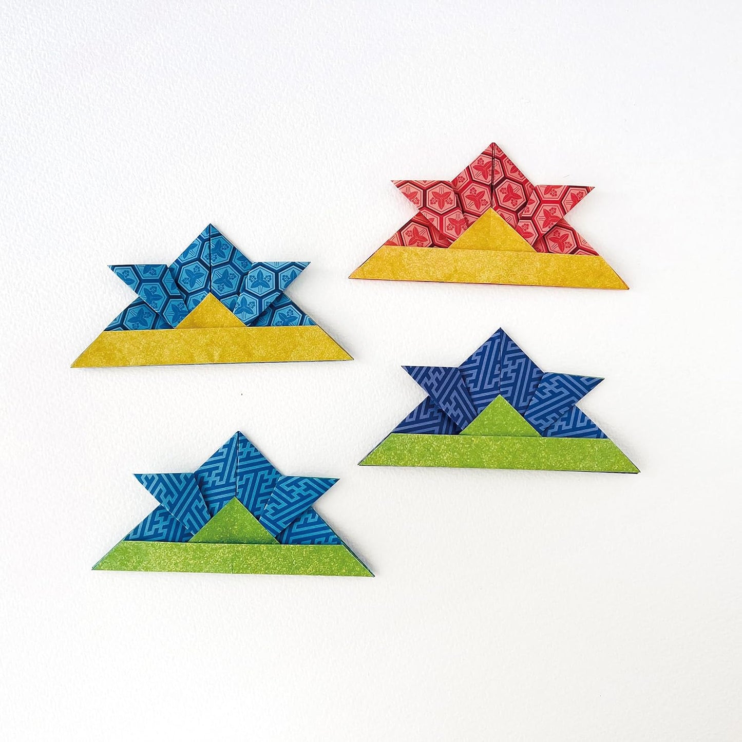 Kamikey Origami Antibacterial Double-Sided Set 48 sheets 15 x 15cm