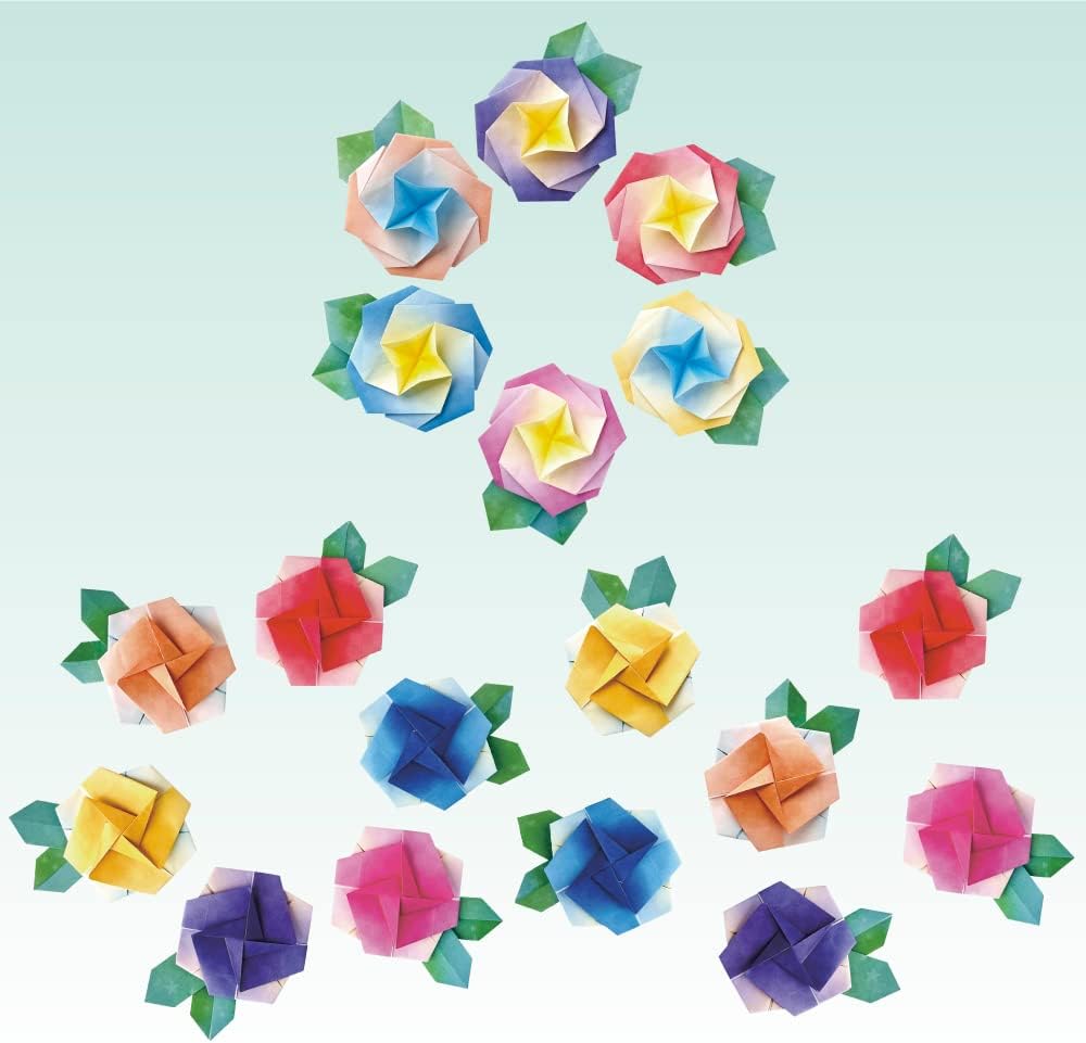 Kamikey Origami Antibacterial Gradation Set 72 sheets 15 x 15cm T2