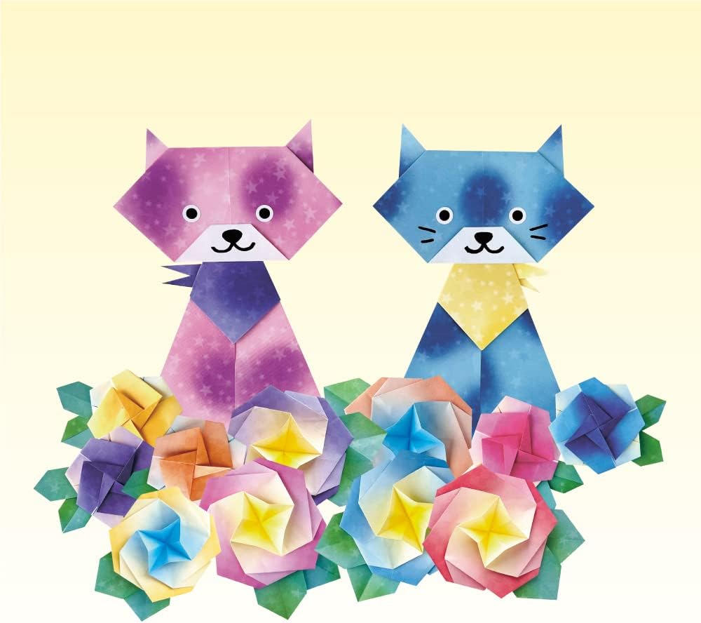 Kamikey Origami Antibacterial Gradation Set 72 sheets 15 x 15cm T2