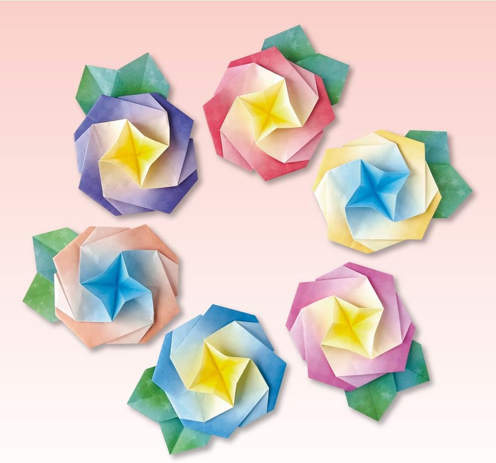 Kamikey Origami Antibacterial Gradation Set 72 sheets 15 x 15cm T2