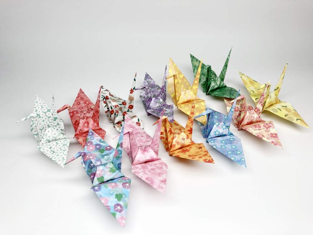 Kamikey Origami Antibacterial Seasonal Set 96 sheets 15 cm x 15 cm