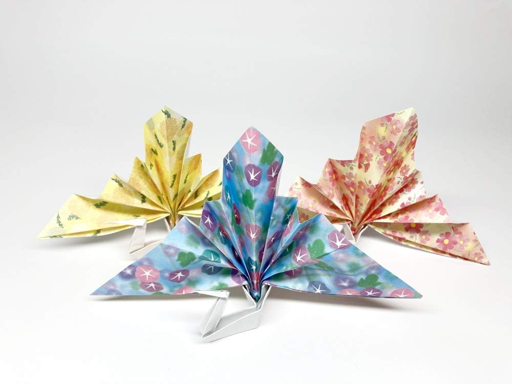 Kamikey Origami Antibacterial Seasonal Set 96 sheets 15 cm x 15 cm
