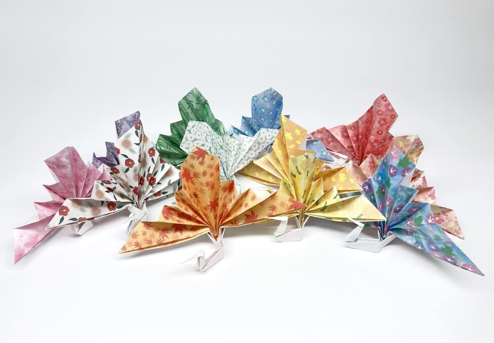 Kamikey Origami Antibacterial Seasonal Set 96 sheets 15 cm x 15 cm