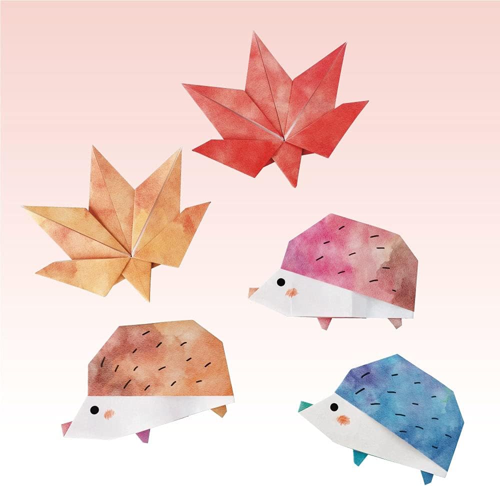 Kamikey Origami Antibacterial Watercolour Set 72 sheets 15 x 15 cm