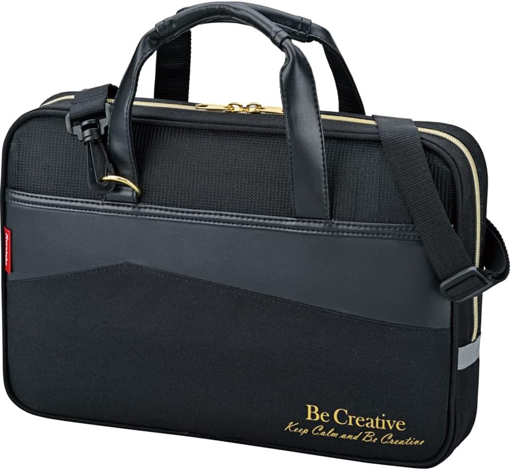 Kuretake Calligraphy Shodo Set Handheld Shoulder Black x Gold Case