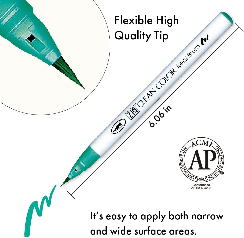 Kuretake ZIG Clean Color Real Brush Watercolour Set of 30 RB-6000AT/30VB