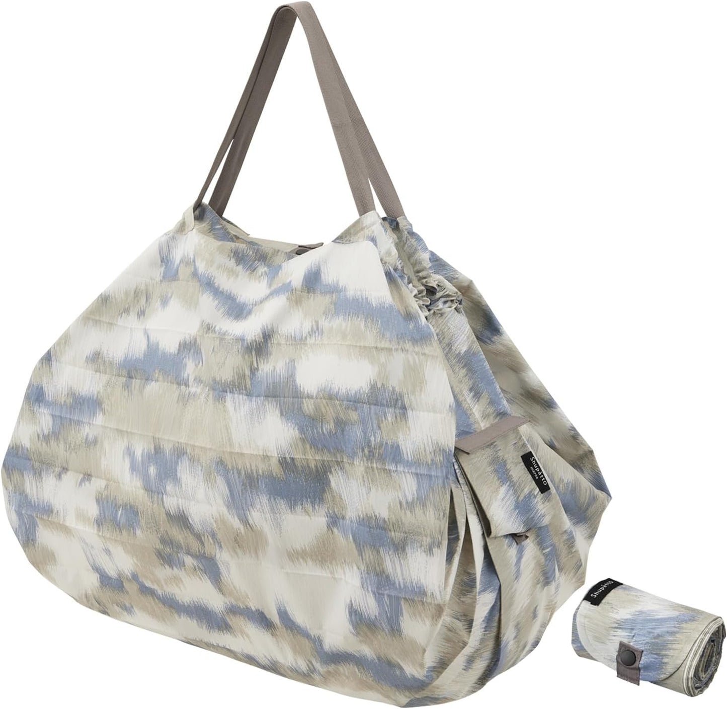 MARNA Shupatto Compact Bag Eco Bag Folding L size Floating Clouds 40L