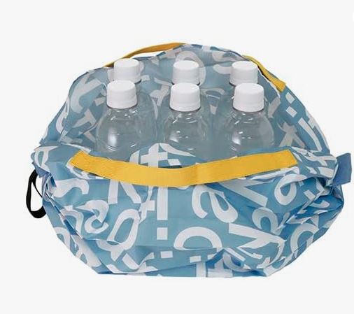 MARNA Shupatto Compact Bag Eco Bag Folding S size Itoya Studio Blue