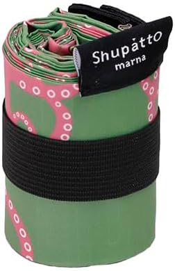 MARNA Shupatto Compact Bag Eco Bag Folding S size Green Octopus Shape