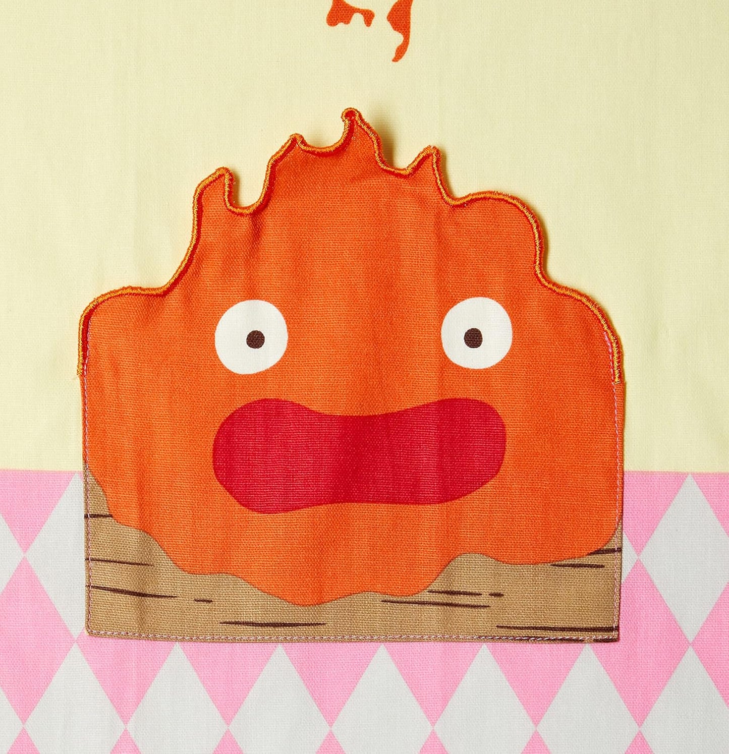 Marushin Studio Ghibli Howl's Moving Castle Calcifer Pink Apron One Size
