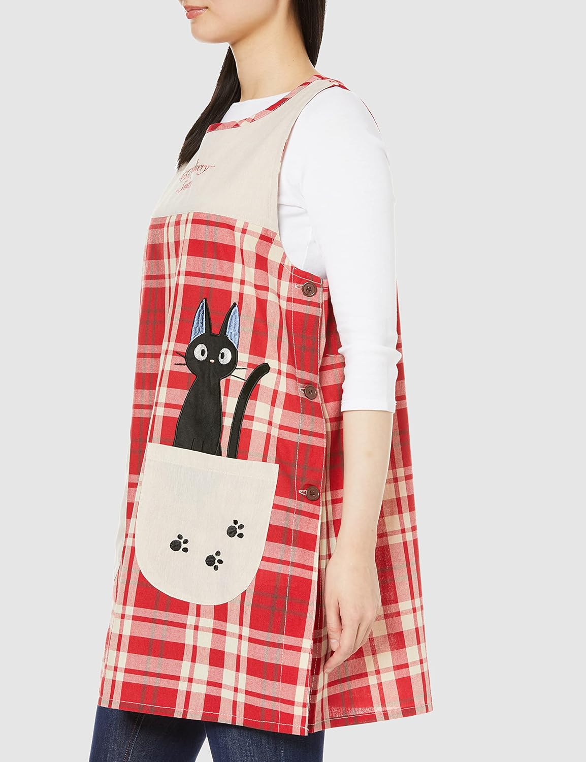 Marushin Studio Ghibli Kiki's Delivery Service Jiji Red Apron One Size