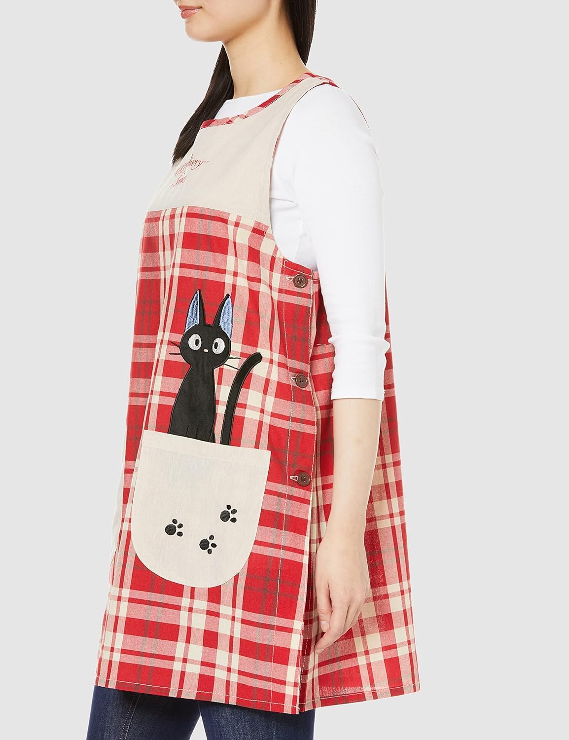 Marushin Studio Ghibli Kiki's Delivery Service Jiji Red Apron One Size