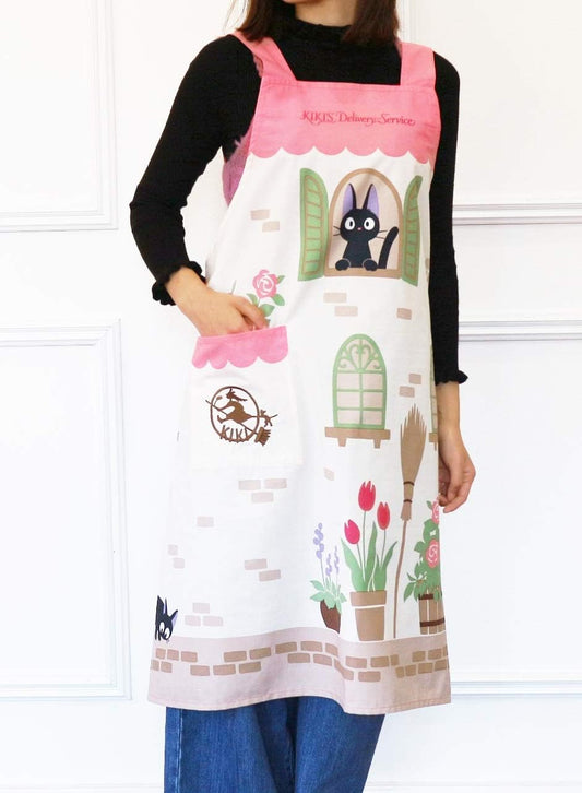 Marushin Studio Ghibli Kiki's Delivery Service Jiji Cat Apron One Size