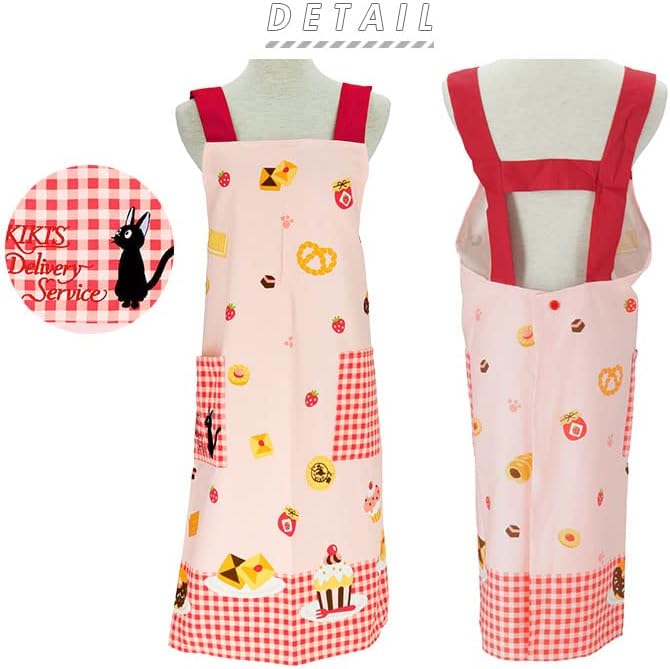 Marushin Studio Ghibli Kiki's Delivery Service Jiji Cat T2 Apron One Size