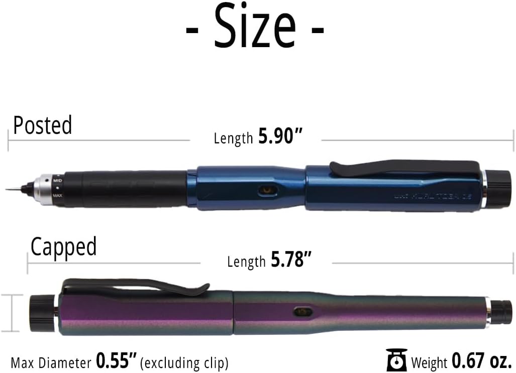 Mitsubishi Kuru Toga Uni Dive 0.5mm Mechanical Pencil M5-5000 Abyss Blue