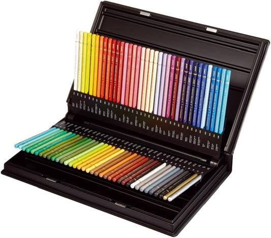 Mitsubishi Pencil Uni Colored Pencils 72-Color Set For Professional Use High-Grade Pigment Wax