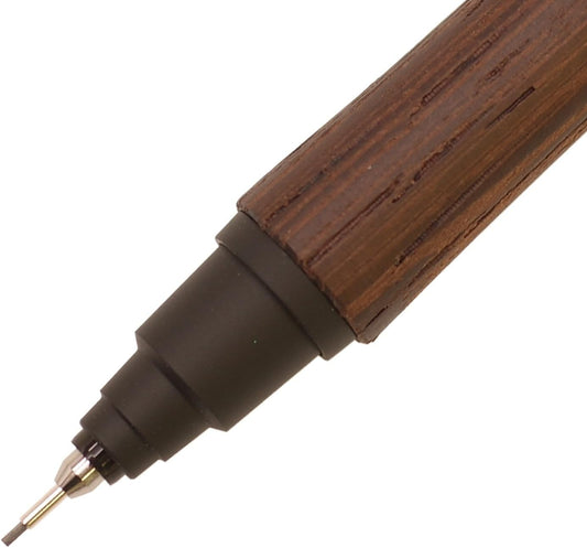 Mitsubishi Uni Kuru Toga Wood 0.5mm Mechanical Pencil Forest Green M5-KW