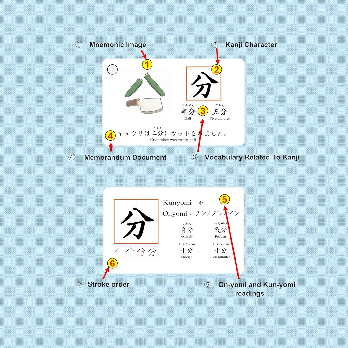 MoMo Nihongo Japanese Kanji 80 Flashcards JLPT N5 Beginners English Translation