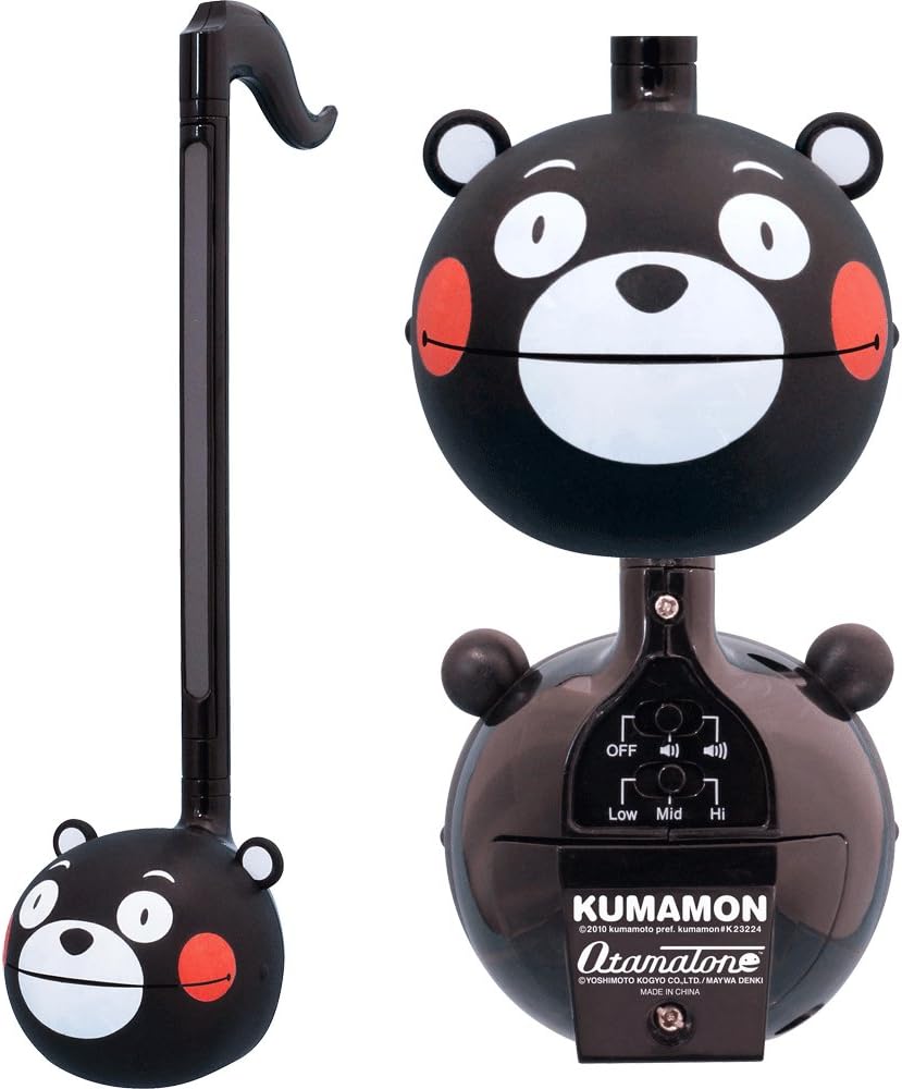 Otamatone Kumamon Bear Black Electronic Synthesizer Instrument Maywa Denki