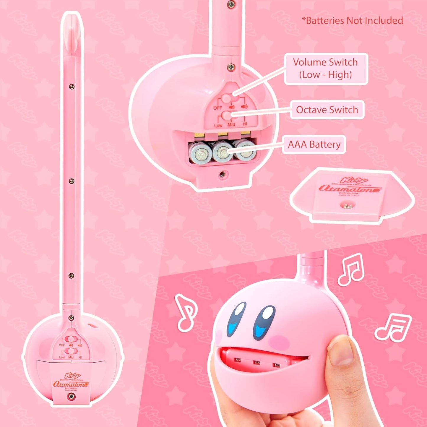 Otamatone Kirby Deluxe by Maywa Denki Electronic Musical Instrument synthesizer