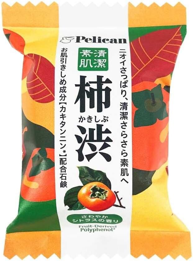 Pelican Family Soap Range - Astringent Persimmon 80g