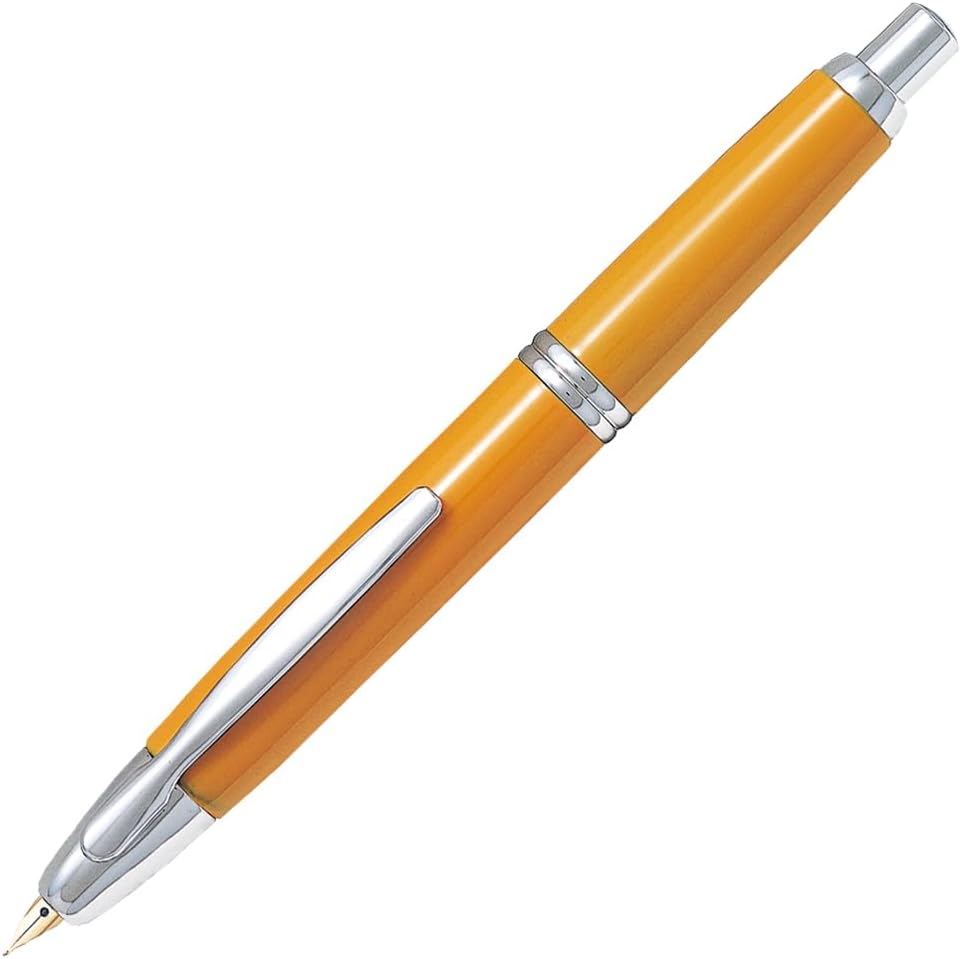 Pilot Capless Fountain Pen Deep Yellow Fine Nib FCN-1MR-DY-F