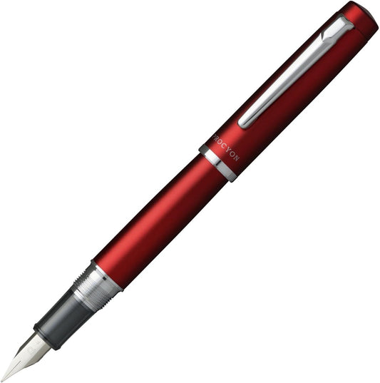 Platinum Procyon Fountain Pen Carmine Red Fine Nib PNS-5000#10-2