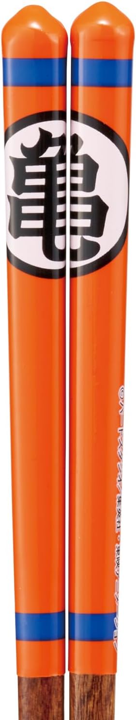 SKATER Dragon Ball Master Roshi Turtle Orange Chopsticks Adult size 21 cm
