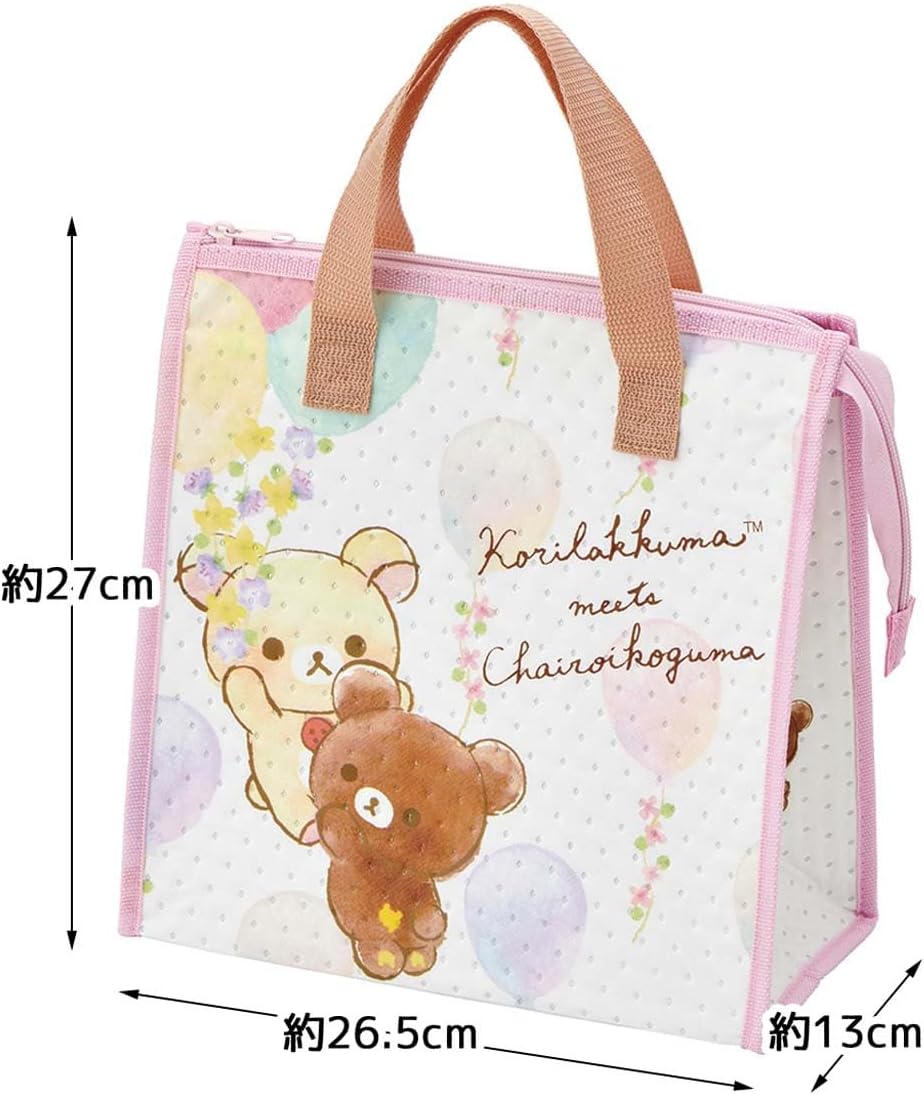 SKATER Korilakkuma & Koguma Kawaii Pastel Lunch Bag Cooler Bag