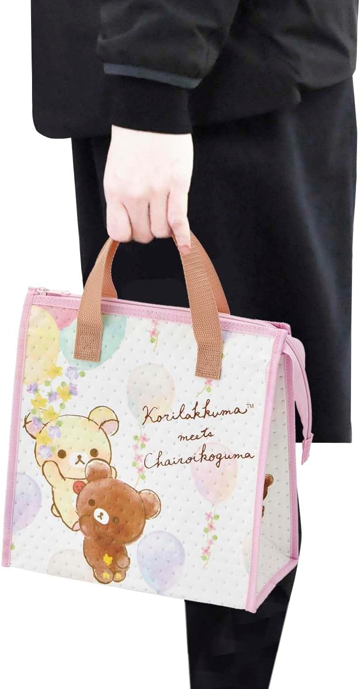 SKATER Korilakkuma & Koguma Kawaii Pastel Lunch Bag Cooler Bag