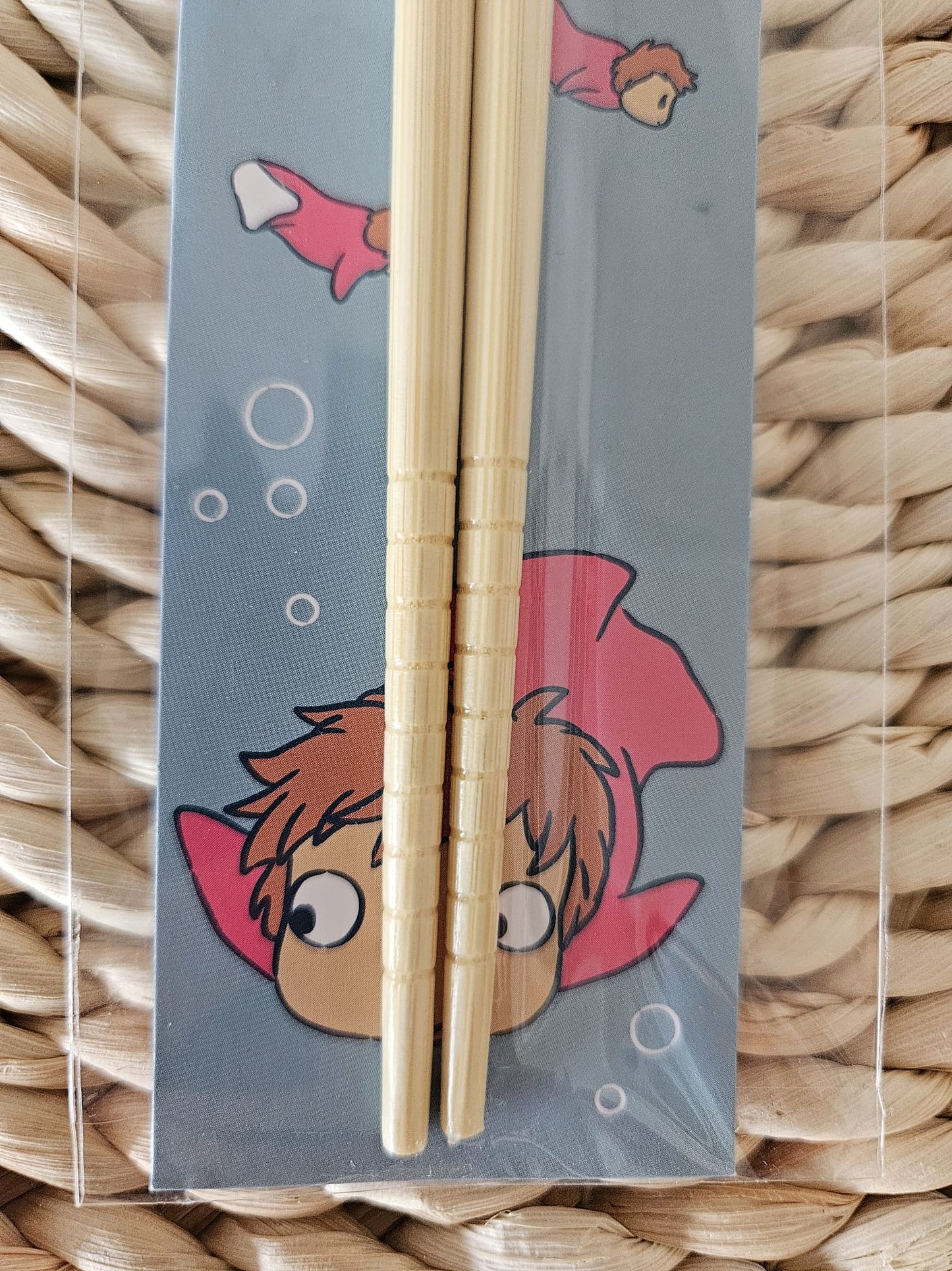 SKATER Studio Ghibli Chopsticks Ponyo on the Cliff Blue Adult size 21 cm