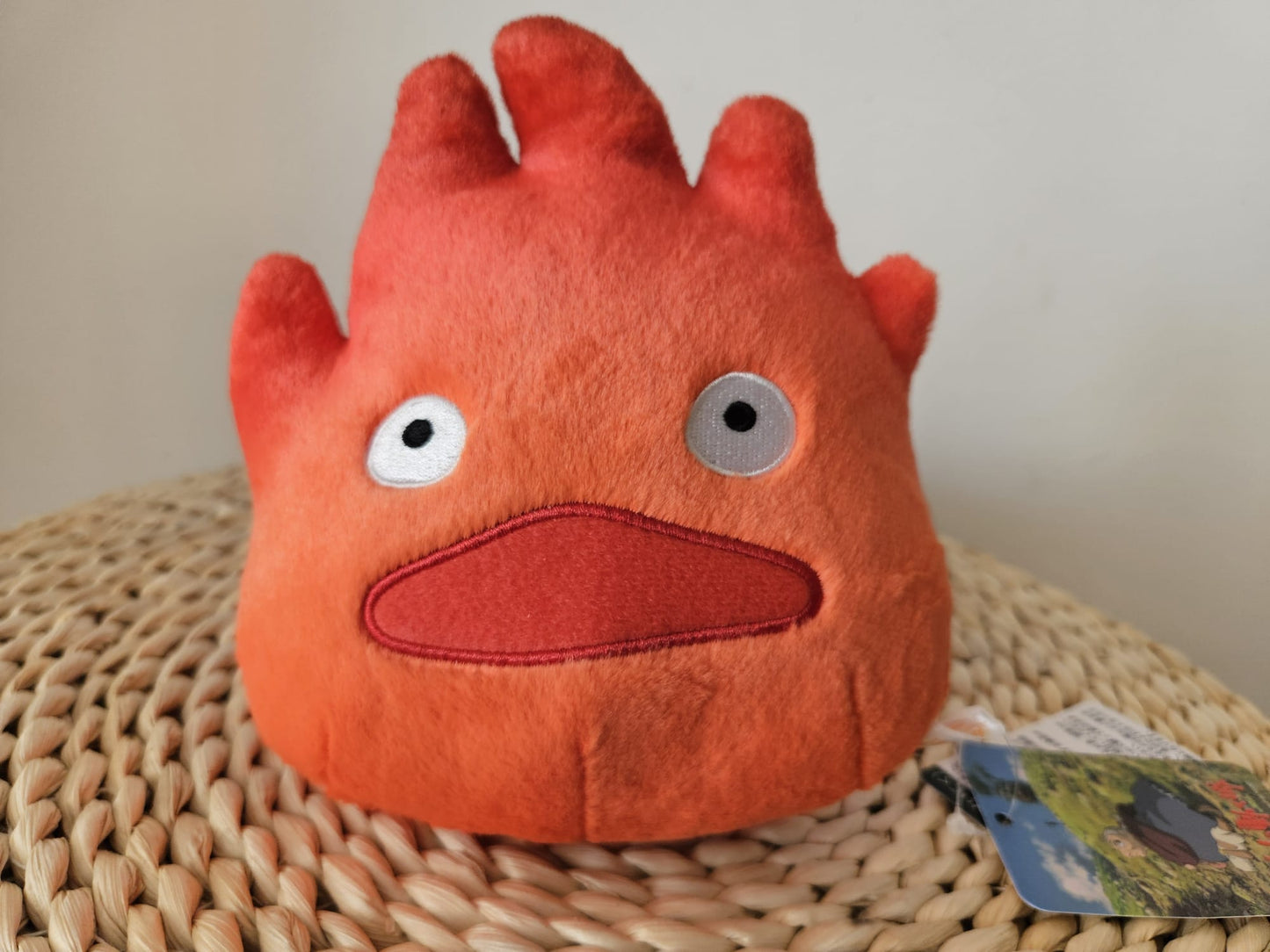 STUDIO GHIBLI Howl's Moving Castle Plush Toy Stuffed Calcifer Plush beanbag