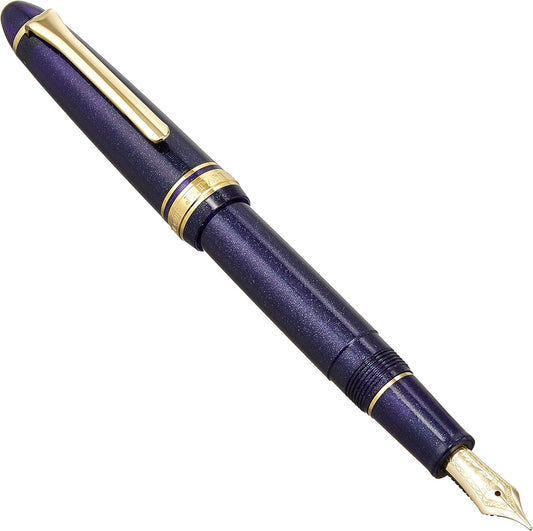 Sailor 1911 Light Shining Blue 14K Gold Medium Nib Ion Plated 11-1038-440