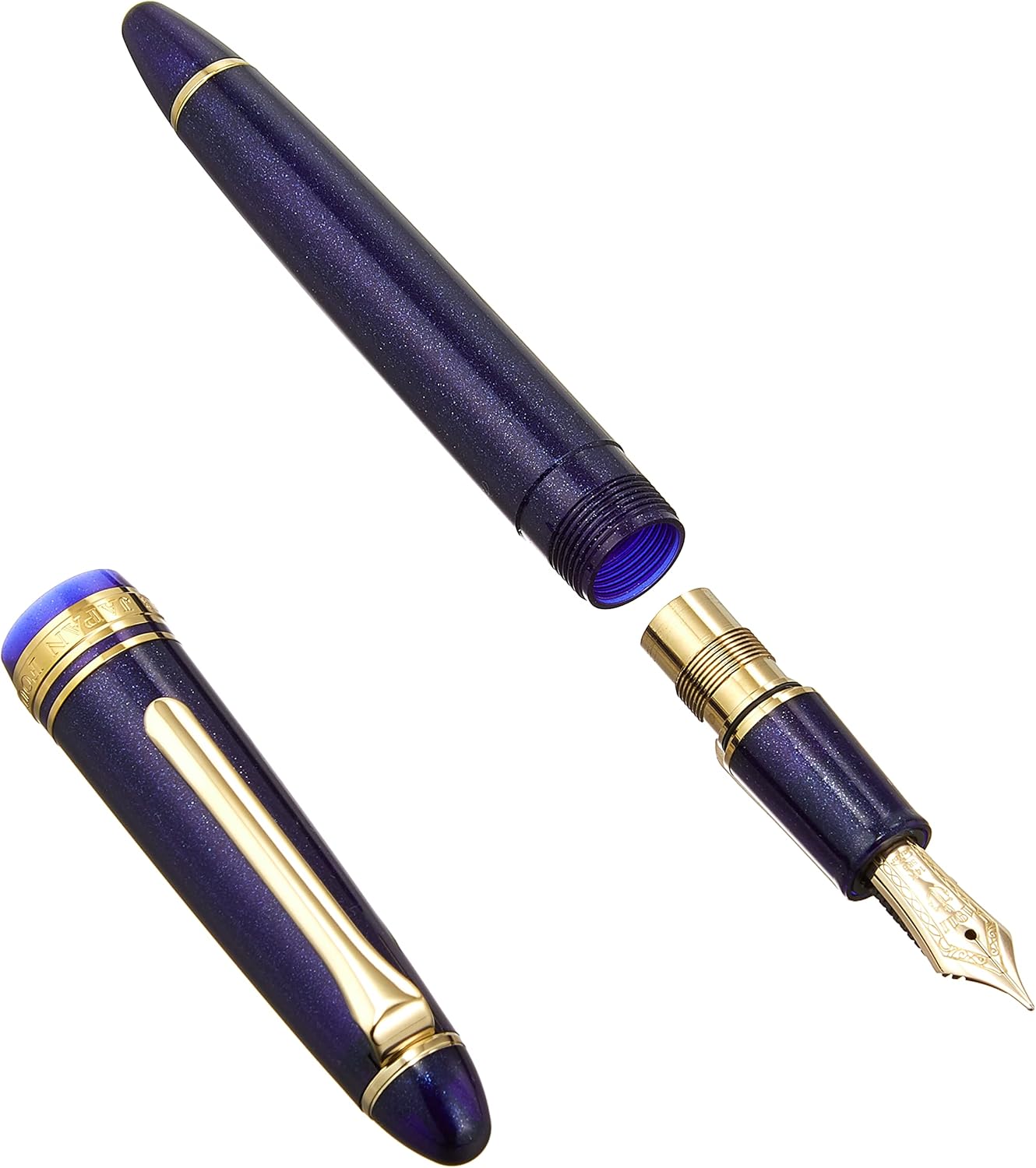 Sailor 1911 Light Shining Blue 14K Gold Medium Nib Ion Plated 11-1038-440