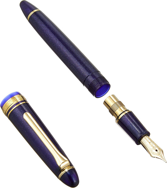 Sailor 1911 Light Shining Blue 14K Gold Medium Nib Ion Plated 11-1038-440
