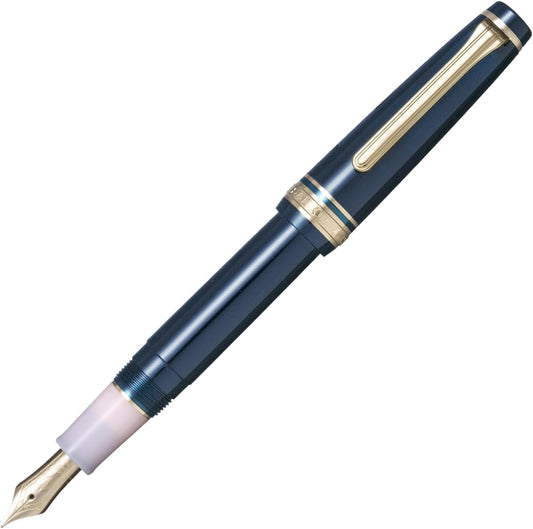 Sailor Professional Fountain Pen Shikiori Sansui Komakusa Deep Teal Medium Fine Nib 11-2050-302