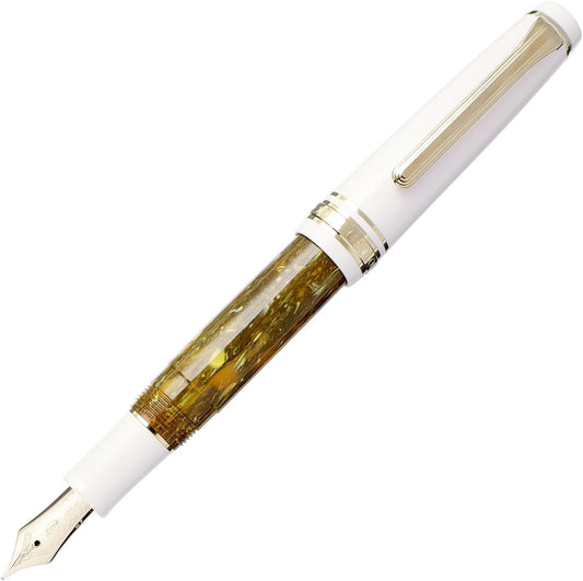 Sailor Professional Gear Slim Mini Rencontre Fountain Pen Medium Fine 14K Nib L'Hélianthe Sunflower 11-2231-370
