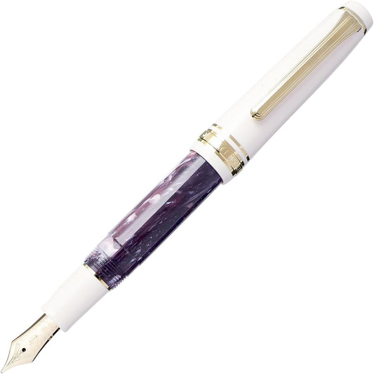 Sailor Professional Gear Slim Mini Rencontre Fountain Pen Medium Fine 14K Nib Raisin Grape 11-2231-332