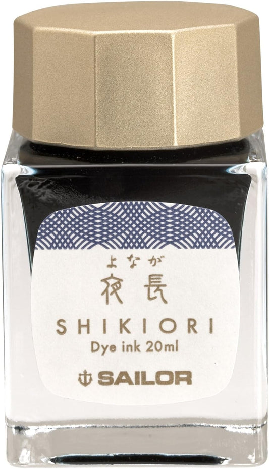 Sailor Shikiori Fountain Dye Ink Yonaga Indigo Blue 20 ml 13-1008-219