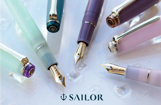 Sailor Professional PGS Shikiori Amaoto Kirisame Drizzle Fountain Pen Lavender 21K Gold Medium Fine Nib 11-3059-303