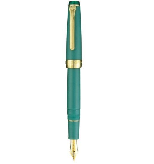 Sailor Professional PGS Shikiori Amaoto Suiu Summer Rain Fountain Pen Teal 21K Gold Medium Fine Nib 11-3059-302