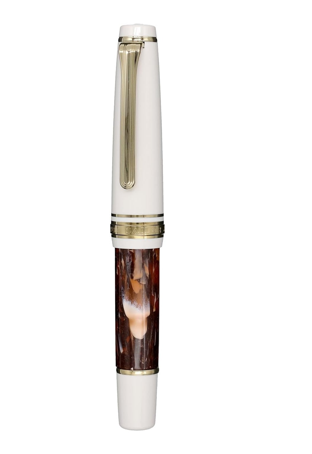 Sailor Professional Gear Slim Mini Rencontre Fountain Pen Medium Fine 14K Nib Marron Chestnut 11-2231-380