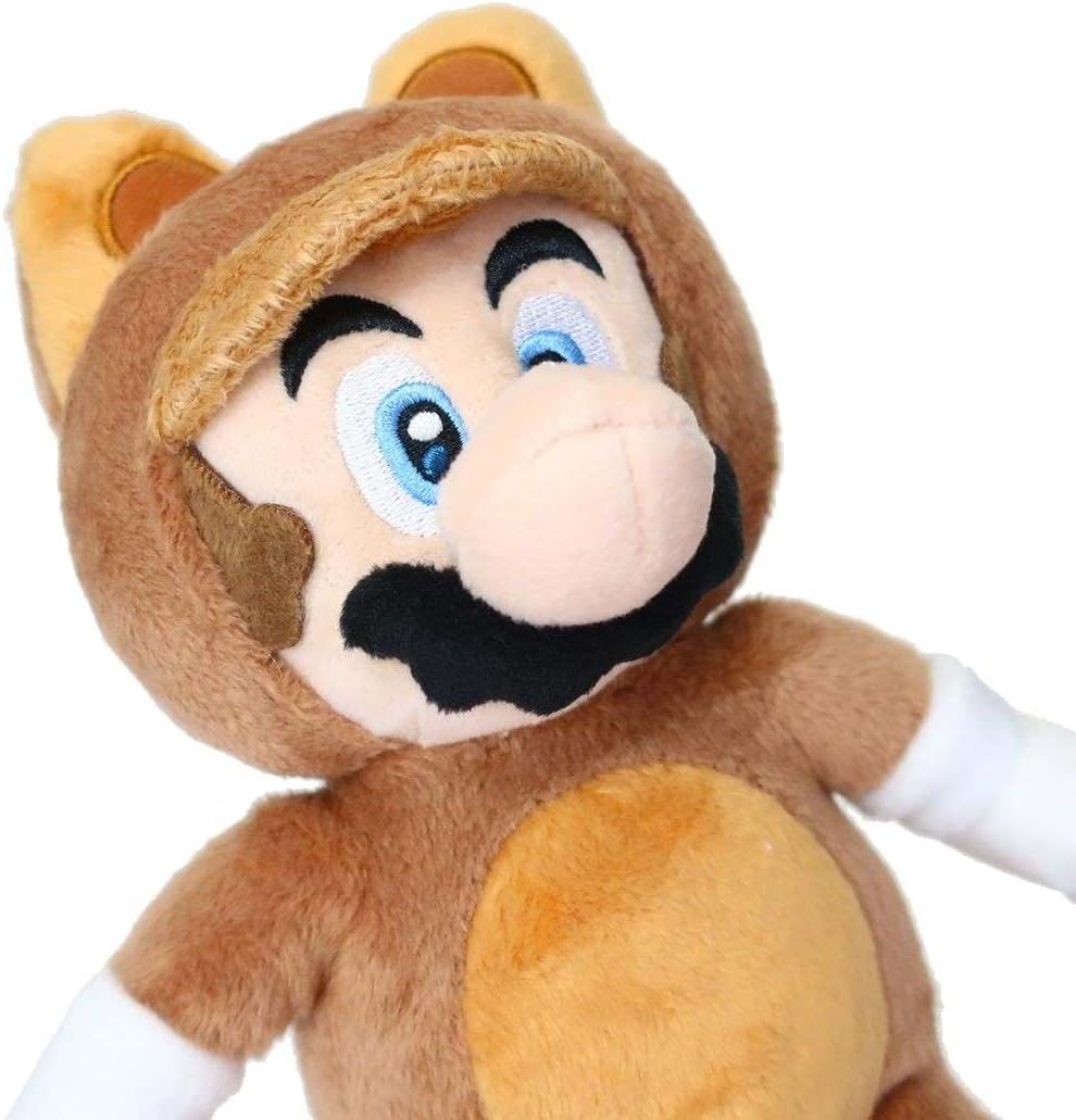 Sanei Boeki Super Mario 3D Land Tanuki Raccoon Dog Stuffed Plush Toy