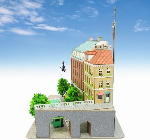 Sankei Paper Craft Diorama Kiki's Delivery Service Ghibli Town Of Koriko 1/220