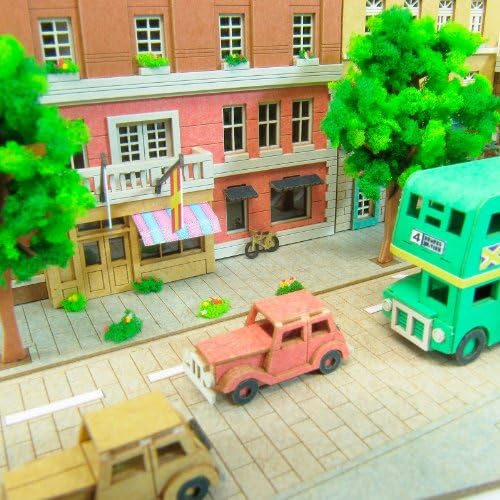 Sankei Paper Craft Diorama Kiki's Delivery Service Ghibli Town Of Koriko 1/220