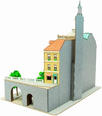 Sankei Paper Craft Diorama Kiki's Delivery Service Ghibli Town Of Koriko 1/220