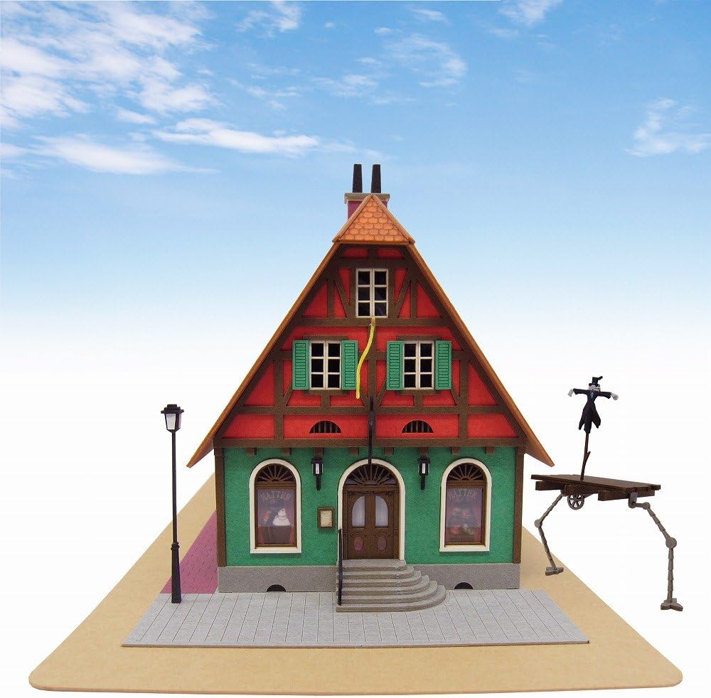 Sankei Paper Craft Diorama Studio Ghibli Howl's Moving Castle Hatter Shop 1/150
