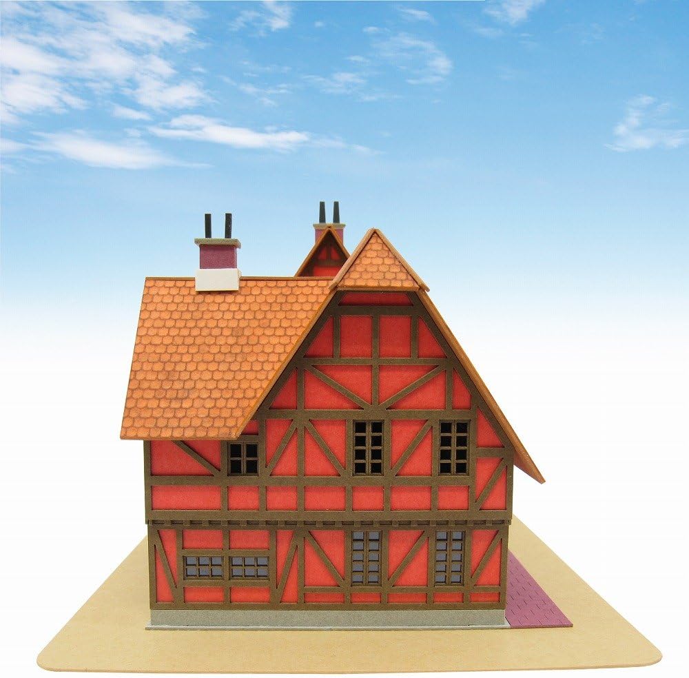 Sankei Paper Craft Diorama Studio Ghibli Howl's Moving Castle Hatter Shop 1/150