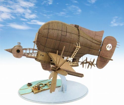 Sankei Paper Craft Diorama Studio Ghibli Castle in the Sky Goliath Ship 1/300