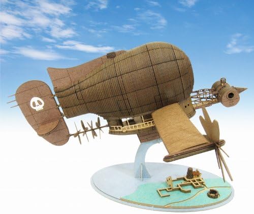 Sankei Paper Craft Diorama Studio Ghibli Castle in the Sky Goliath Ship 1/300